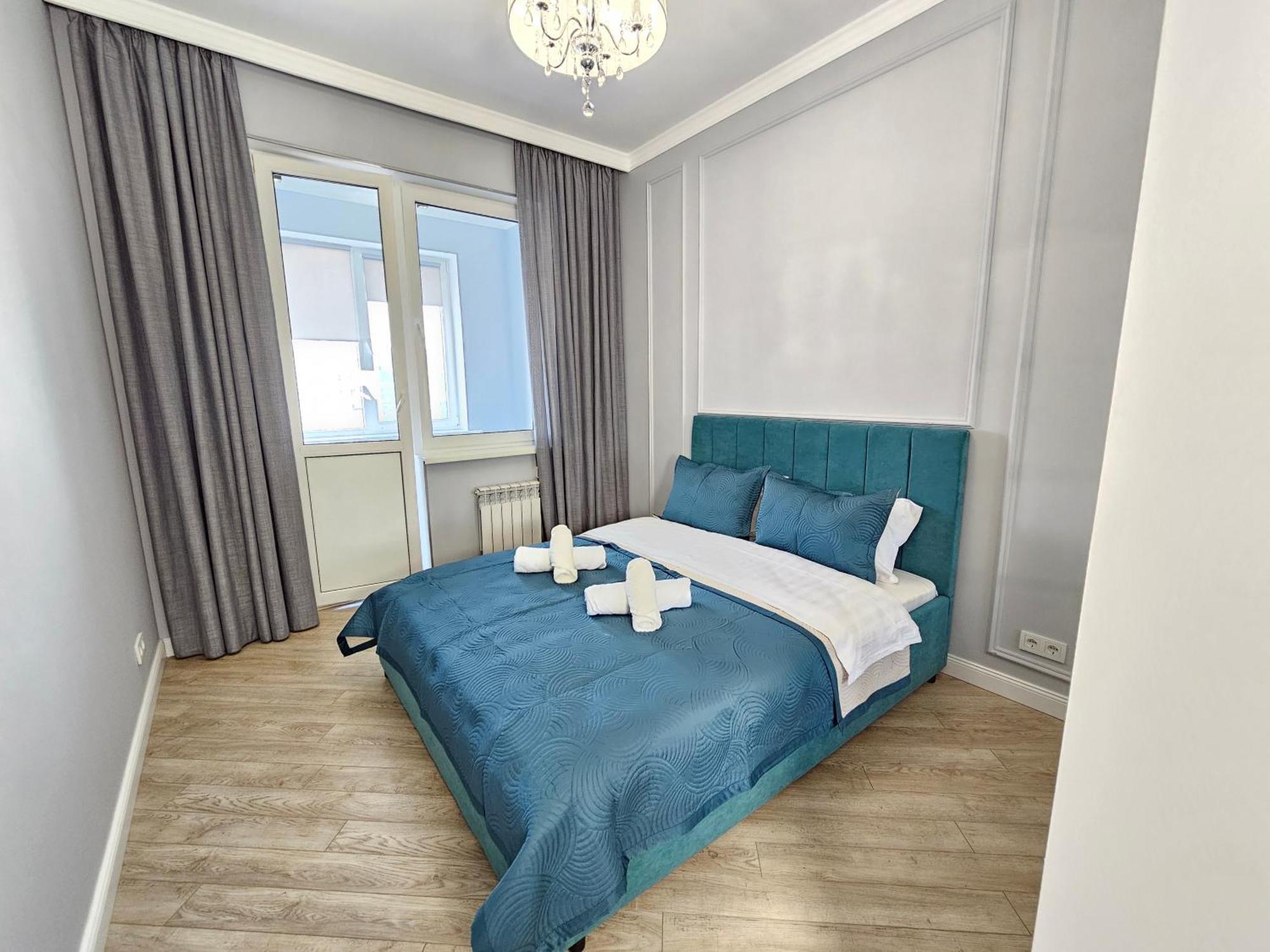 3 Room Gagarin Park Residential Complex Near Mega Shopping Mall Almaty Exterior foto
